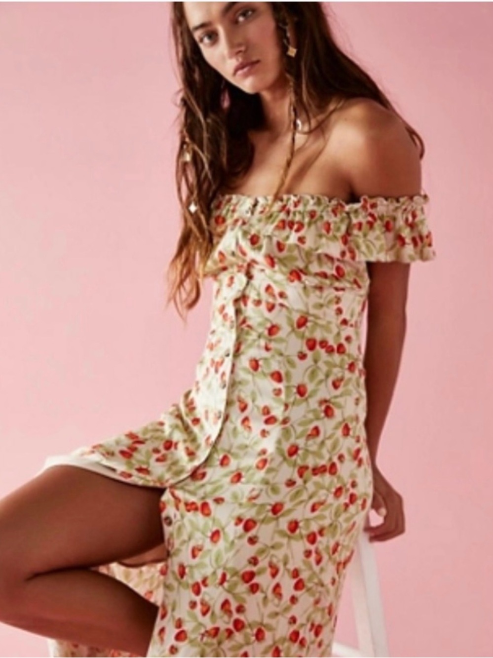 Free People She’s a Dream Midi Dress XS